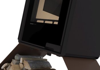 HS FLAMINGO krbová kamna DELUXE SENAI - hnědá sametová