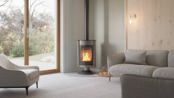 HS FLAMINGO krbová kamna MASTERFLAMME Medie II - šedá