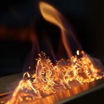 KRATKI zářící vlákno GLOW FLAME