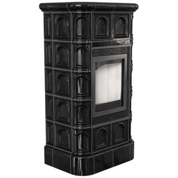 KRATKI kachlová kamna BLANKA 8 černá