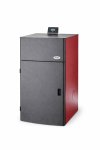 Peletová kamna s výměníkem BLIST Tera 22, 22 kW, červená