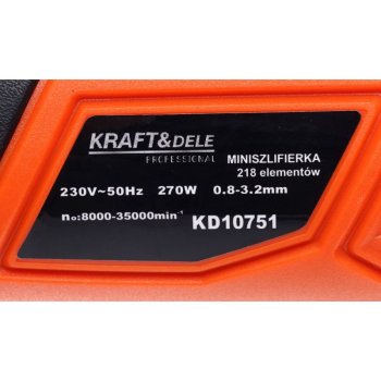 Kraft&Dele KD10751 přímá mini bruska 270W s příslušenstvím