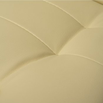 MALATEC 23287 Kancelářská židle s podnožkou béžová