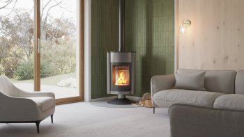 HS FLAMINGO krbová kamna MASTERFLAMME Grande II - šedá