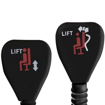 MALATEC 23287 Kancelářská židle s podnožkou béžová