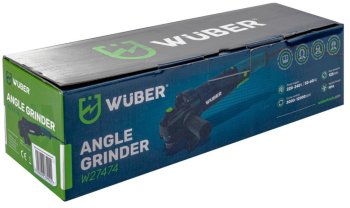 WUBER Úhlová bruska 1600W 125mm + 10 kotoučů W27474