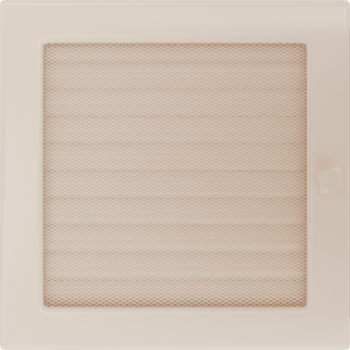 Krbová mřížka 22x22 BASIC krémová s žaluzií