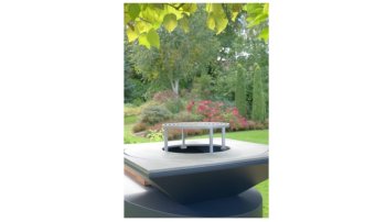 ARTISS Zahradní gril G3 Corten s deskou z nerezové potravinářské oceli