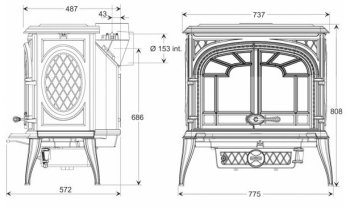 KAWMET krbová kamna Premium SPARTA S10 ECO