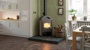 HS FLAMINGO krbová kamna MELAND - ořech