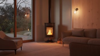 HS FLAMINGO krbová kamna MASTERFLAMME Medie II - šedá