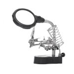 Kraft&Dele KD10455 třetí ruka s lupou a LED světlem