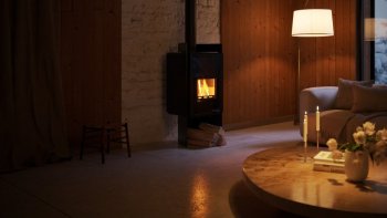 HS FLAMINGO krbová kamna DELUXE PULAU - černá