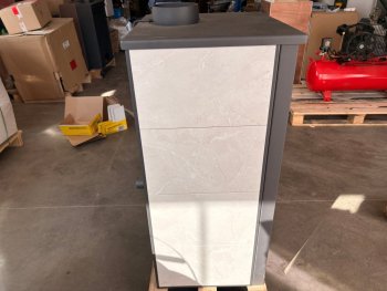 PROTERMO krbová kamna ALPINA BOILER 30kW - bílá (II. Jakost)