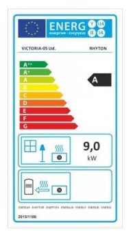 VICTORIA krbová kamna RHYTON - černá
