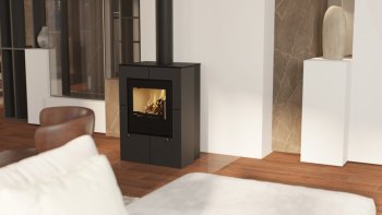 HS FLAMINGO krbová kamna EVENES - šedá