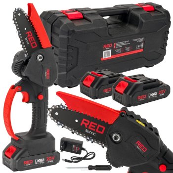 POWERMAT Ruční AKU řetězová pila 4" 20V, 2 baterie RTMPA0022 - II. Jakost