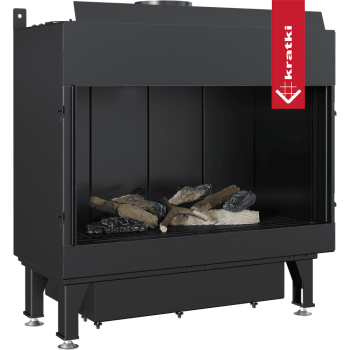 KRATKI Krbová plynová vložka LEO 70/G30/50MBAR na propan butan, levé prosklení