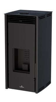 Peletová kamna Bronpi FREE-6, 6 kW, černá