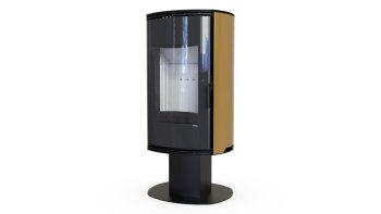 Krbová kamna DEFRO HOME ORBIS TOP - červená