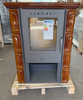 FLAMA kachlová kamna ELDUR ECO - medová - II. Jakost