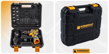 POWERMAT PM-WA-16.8V-1.5M Vrtací aku šroubovák 16,8V 1,5Ah