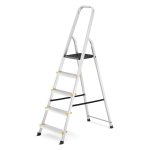Schůdky pro domácnost HIGHER I-1915, 4+1, pracovní výška 298 cm