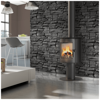 KRATKI krbová kamna KOZA ORBIT - černá