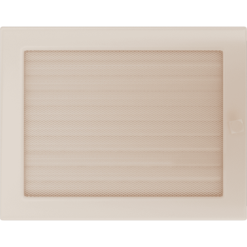 Krbová mřížka 22x30 BASIC krémová s žaluzií