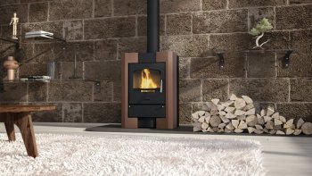 HS FLAMINGO krbová kamna ESPO I - hnědá