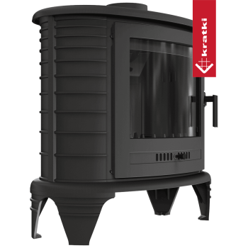 KRATKI krbová kamna KOZA K8 ASDP s automatickou regulací - černá