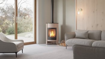 HS FLAMINGO krbová kamna MASTERFLAMME Grande I - krémová