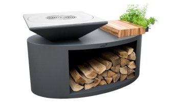 ARTISS Zahradní gril G3 Grafit s deskou z uhlíkové oceli