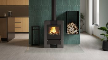 HS FLAMINGO krbová kamna ESPO II - šedá