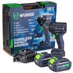 Akumulátorový rázový utahovák WUBER W04601, 550 Nm, 20 V, 4 Ah