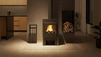 HS FLAMINGO krbová kamna ESPO III olivová