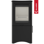 KRATKI krbová kamna KOZA K5 zásobník s dvířky - černá