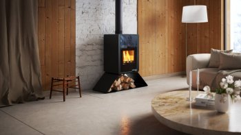 HS FLAMINGO krbová kamna DELUXE SENAI - černá