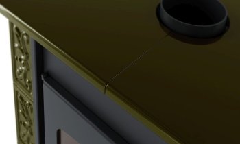 HS FLAMINGO kachlová kamna BALI - zelená