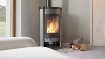 HS FLAMINGO krbová kamna MASTERFLAMME Medie I - šedá