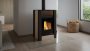 HS FLAMINGO krbová kamna AQUAFLAM VARIO LEND 11/7 kW - krémová - elektronická regulace