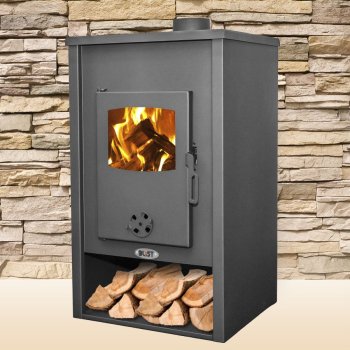 BLIST krbová kamna PADOVA E s výměníkem - antracit