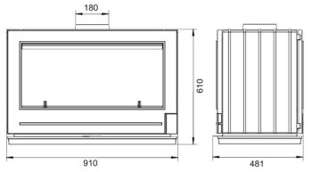 INVICTA krbová kamna AARON antracit 6129-04