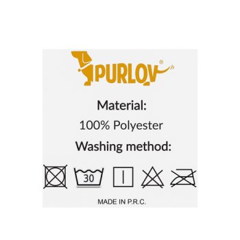 PURLOV 25428 Krytý pelíšek pro psa 90 x 90 x 70 cm