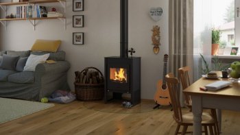 HS FLAMINGO krbová kamna KUALA - černá