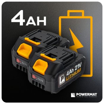 POWERMAT PM-KSAK-42VM Akumulátorový vyžínač 4Ah 42V