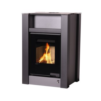 HS FLAMINGO krbová kamna AQUAFLAM VARIO LEND 11 kW - šedá (bez výměníku)