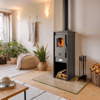 Ekoflam krbová kamna Bari - antracit