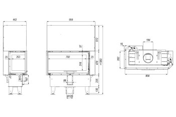 Krbová vložka DEFRO HOME INTRA ME BL SLIM G