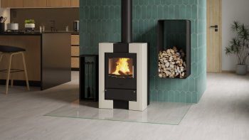 HS FLAMINGO krbová kamna ESPO II - Krémová